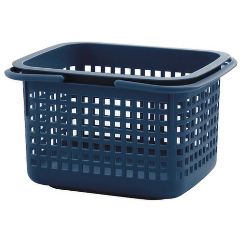 Cestino basket - dark blue, medium