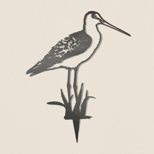 Metalbird Vogel aus Cortenstahl – Kupferschnapper