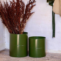 A2 Living plant pots, 2 pcs. - green