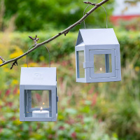 A2 Living lantern for tealight - gray