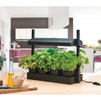 Garland grow system with LED - black