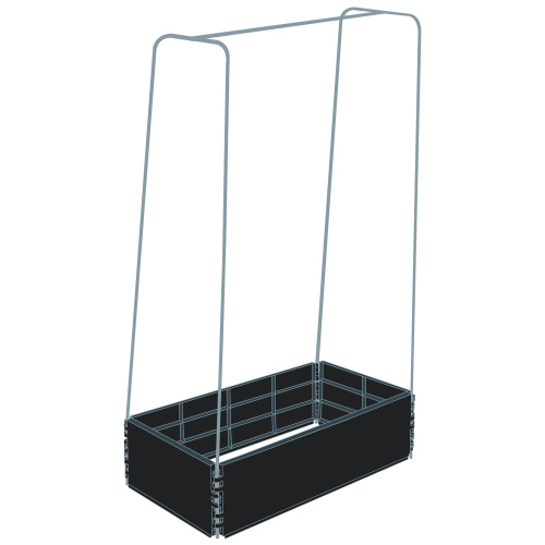 Garland high bed in plastic with support stand