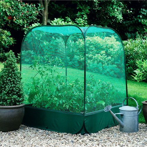 Garland pop-up net for large raised bed