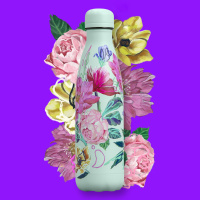 Chilly's thermo drink bottle - Flower art