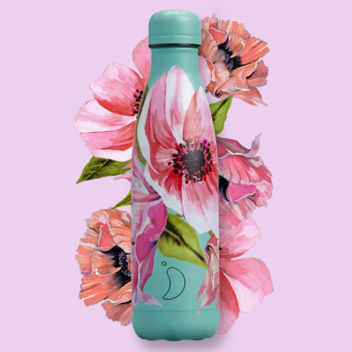 Chilly's thermo drink bottle - Anemones