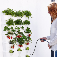 Minigarden Vertikal grönsaksträdgård - vit