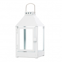 A2 Living lanterne i stål, hvid - 33 cm