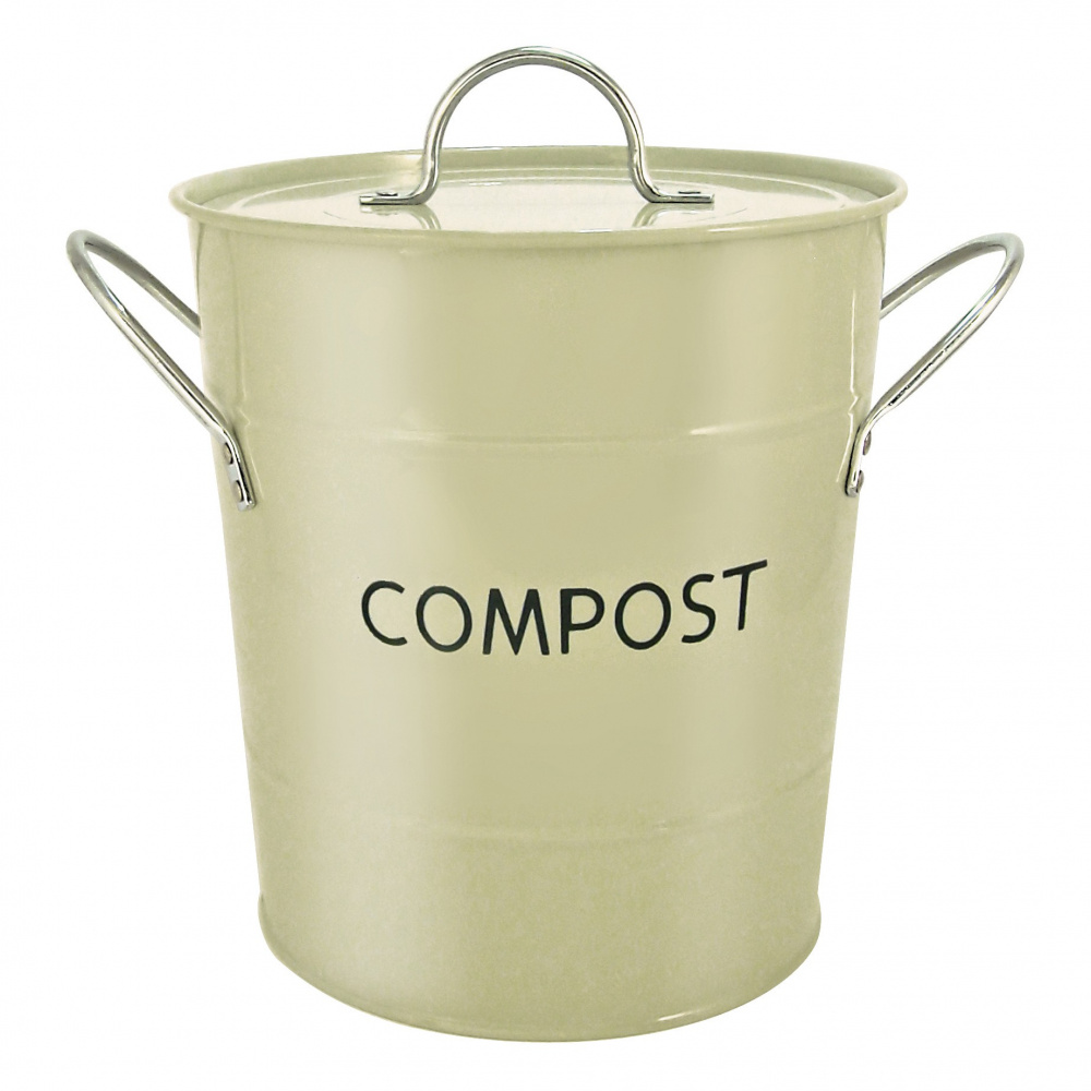 Eddingtons compost bin, 2.8 L - sage green