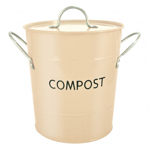 Eddingtons kompostbehållare, 2,8 L - kräm