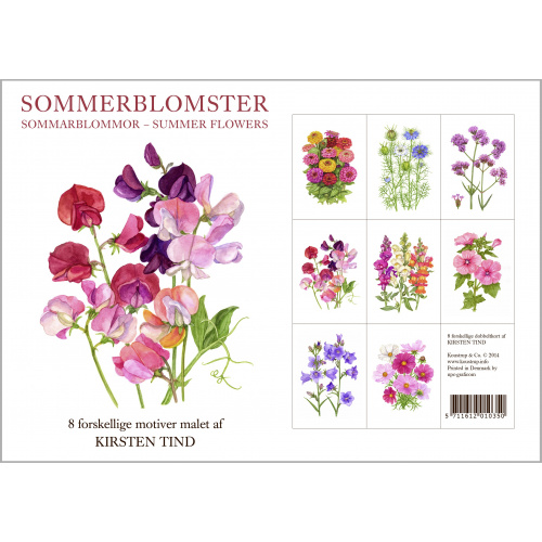 Koustrup & Co. card folder - summer flowers