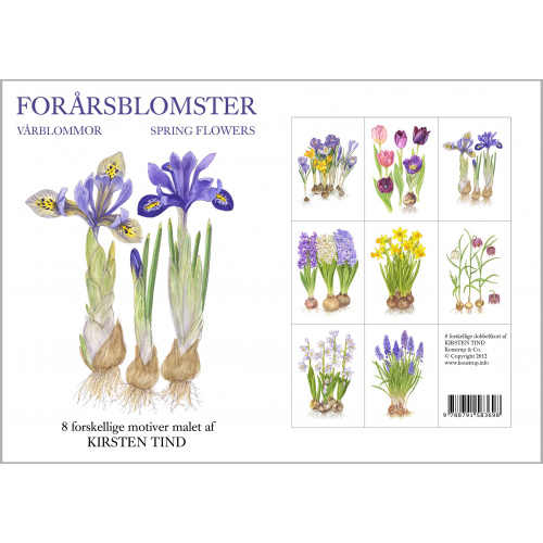 Koustrup & Co. card folder - spring flowers