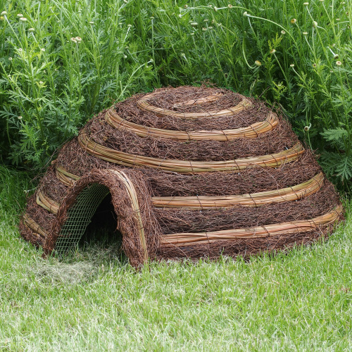 Wildlife World wicker hedgehog house