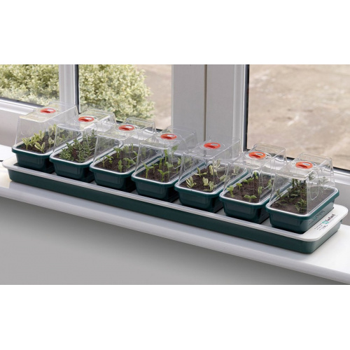 Garland mini greenhouse with heat - 7 trays