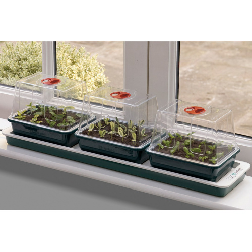 Garland mini greenhouse with heat - 3 trays