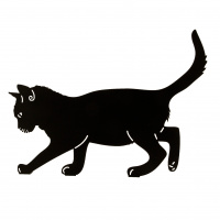 Dieren in het Wildlife Garden dier silhouet - kat