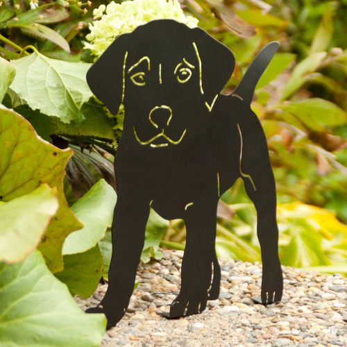 Dieren in het Wildlife Garden dier silhouet - puppy