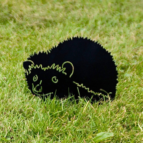 Wildlife Garden animal silhouette - hedgehog
