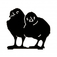 Dieren in het Wildlife Garden dier silhouet - kippen