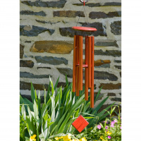 Woodstock wind chime, 94 cm - Earth, bronze