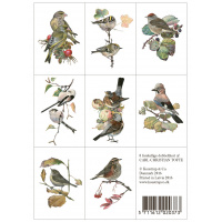 Koustrup & Co. card folder - birds, autumn