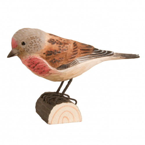 Wildlife Garden tree bird - wood-carved bird