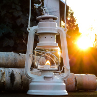 Feuerhand kerosene lamp - white