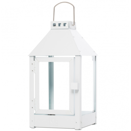 A2 Living lanterne i stål, hvid - 25 cm