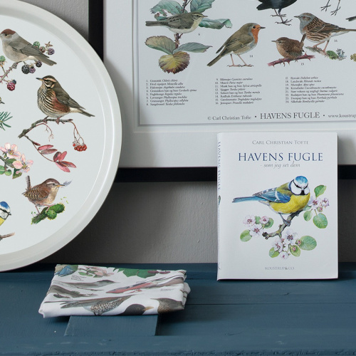 The birds of the garden - from Koustrup & Co.