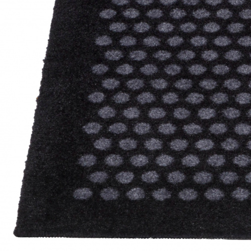 Tica door mat, dots/black - 60x90