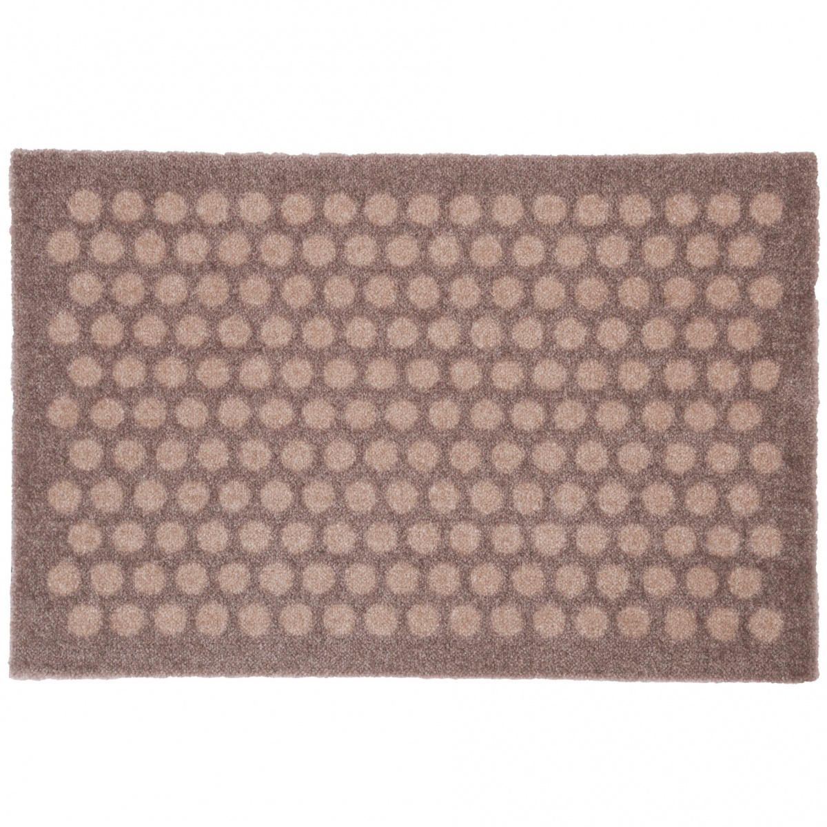 Tica door mat, dots/sand - 40x60