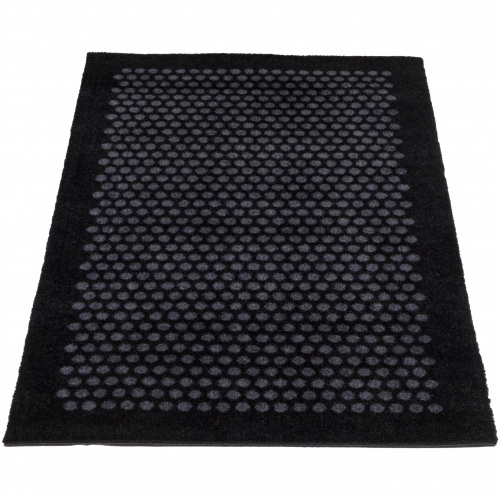 Tica door mat, dots/black - 67x120