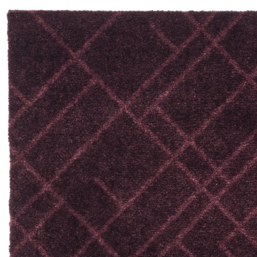 Tica door mat, lines/burgundy - 60x90
