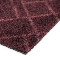 Tica door mat, lines/burgundy - 60x90