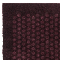 Tica door mat, dots/burgundy - 67x120