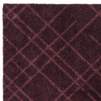 Tica door mat, lines/burgundy - 67x120