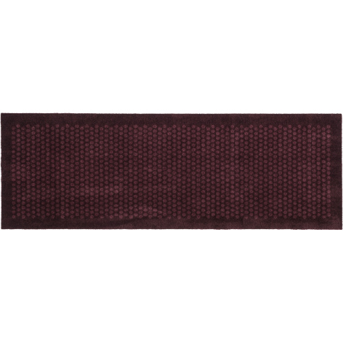 Tica door mat, dots/burgundy - 67x200