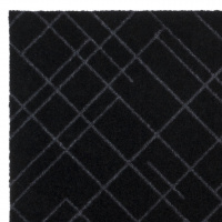 Tica door mat, lines/black - 67x200