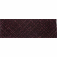 Tica door mat, lines/burgundy - 67x200