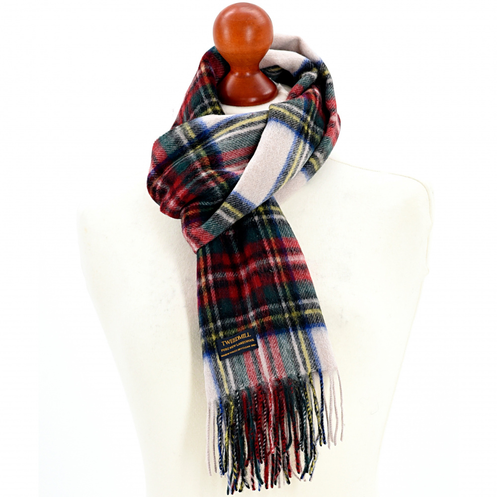 Tweedmill scarf in lambswool - Dress Stewart