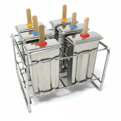 Pulito popsicle molds in stainless steel