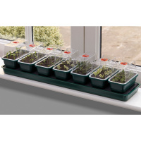 Garland miniväxthus med självbevattning - 7 brickor