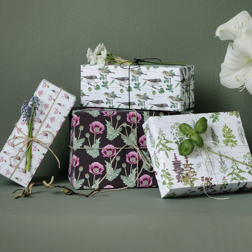 Koustrup & Co. cadeaupapier - bloemen en kruiden