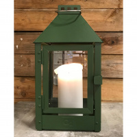 A2 Living lanterne i stål, olivengrøn - 33 cm