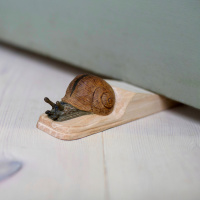 Wildlife Garden doorstop - snail
