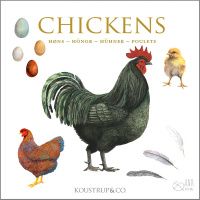 Koustrup & Co. card folder - chickens