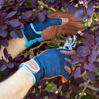 Burgon & Ball garden gloves, men's - denim