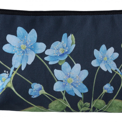 Koustrup & Co. cosmetic bag with bottom - blue anemone