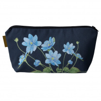 Koustrup & Co. cosmetic bag with bottom - blue anemone