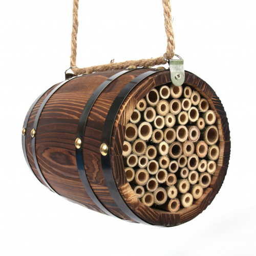 Wildlife World barrel for bees