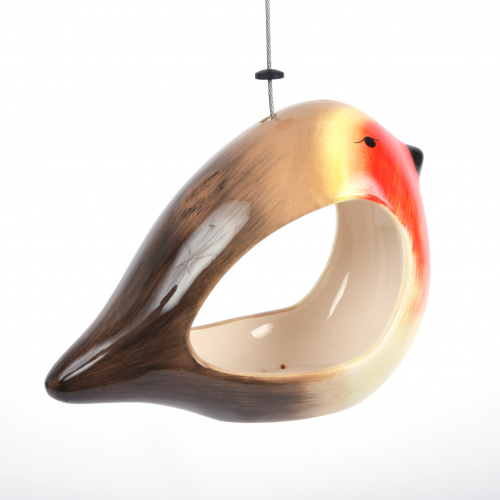 Wildlife World bird feeder in ceramic - redneck